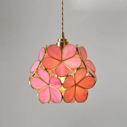 Decorbites™ Japanische Blumen-Glasanhängerleuchten Moderne LED-Hängeleuchte