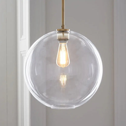 DecorBites™ Gradient Glass Ball Chandelier LED E27 Lamp for Hotel, Bar, and Bedroom
