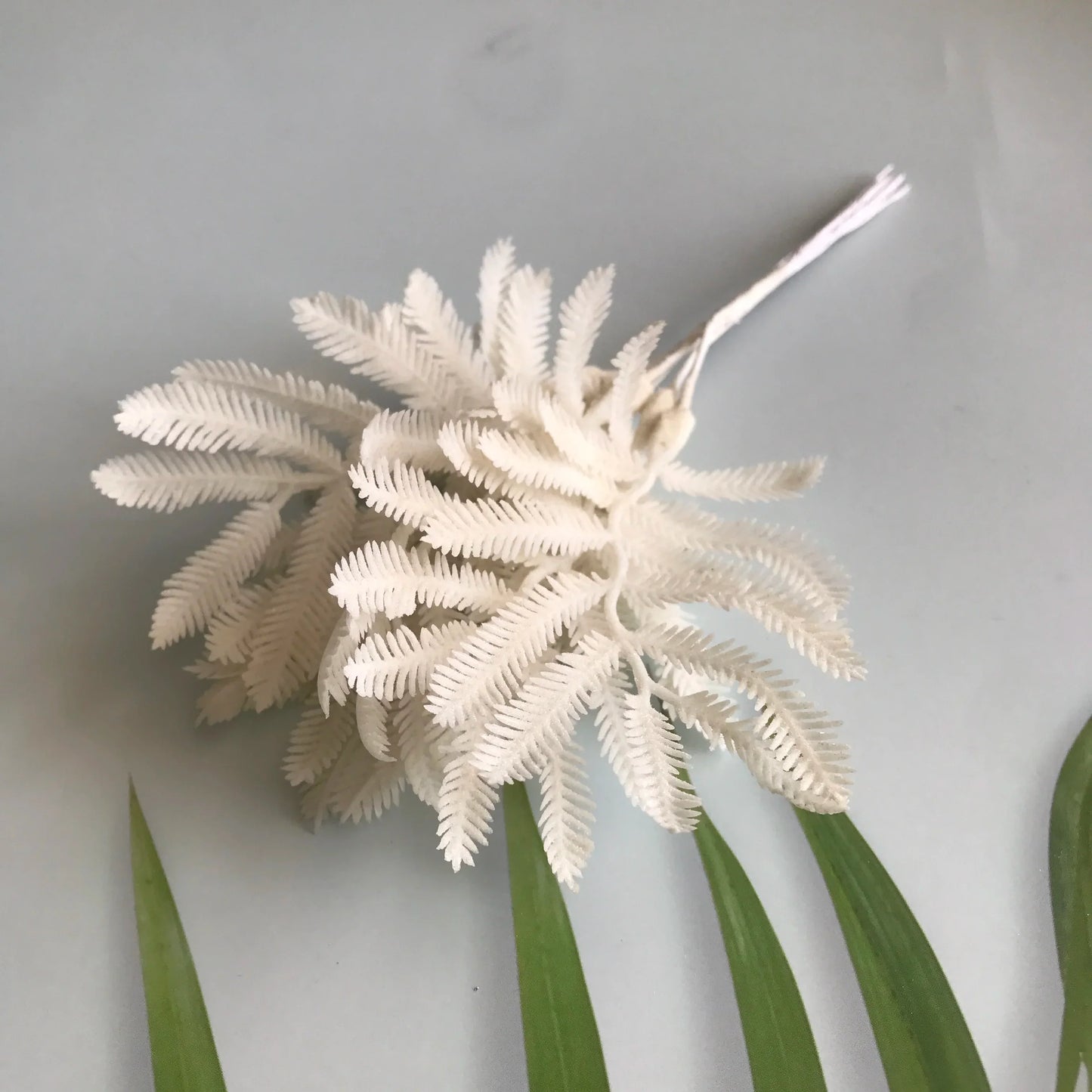DecorBites™ Artificial Eucalyptus Leaf Bunch for Home Christmas Wedding Decor - 6-Pack