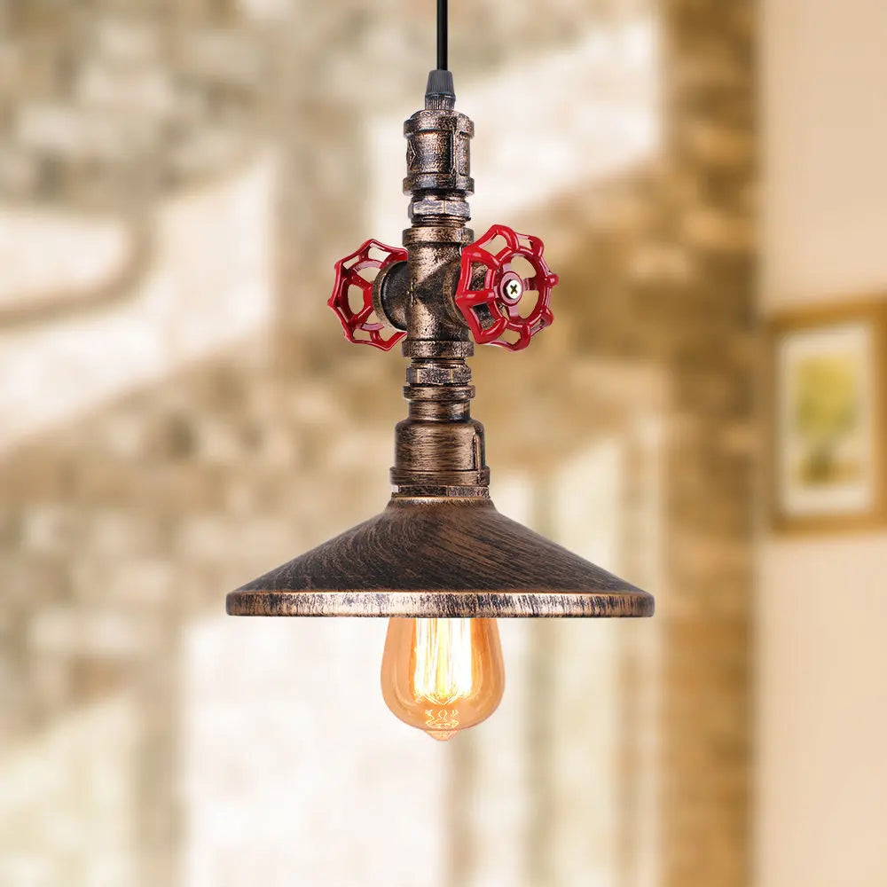 Decorbites™ Industrielles Retro-Loft-Pendant-Licht Wasserrohr-Deckenlampe
