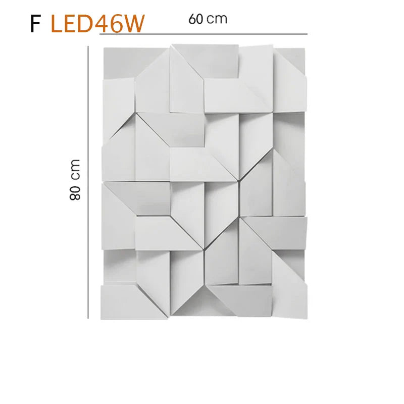 DecorBites™ Geometric Art Indoor Wall Lamp for Bedroom Living Room Staircase Home Decor