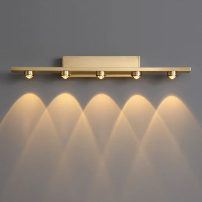 DecorBites™ Iron Art Mirror Front Wall Sconce
