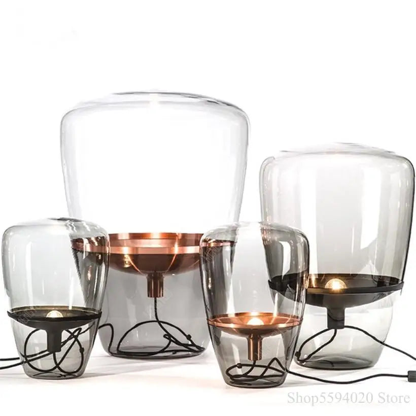 DecorBites™ Glass Balloons Floor Lamp | Industrial Standing Lamp for Bedroom & Living Room