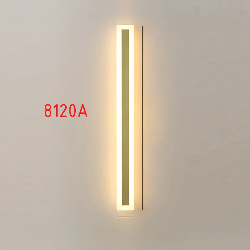 Decorbites™ LED Wandlampe: Wasserdicht, dimmbar, Aluminium, Außenwandleuchte – Gold