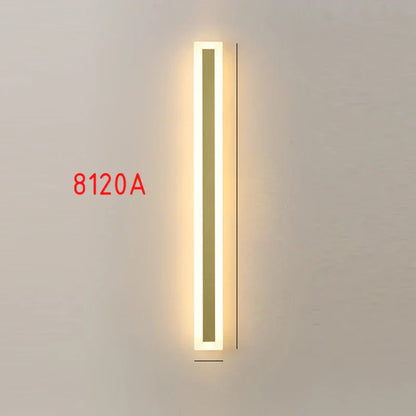 Decorbites™ LED Wandlampe: Wasserdicht, dimmbar, Aluminium, Außenwandleuchte – Gold