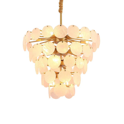 Decorbites™ LED-Achat-Kronleuchter-Beleuchtung für den Eingangsbereich – Farbige Designerlampen