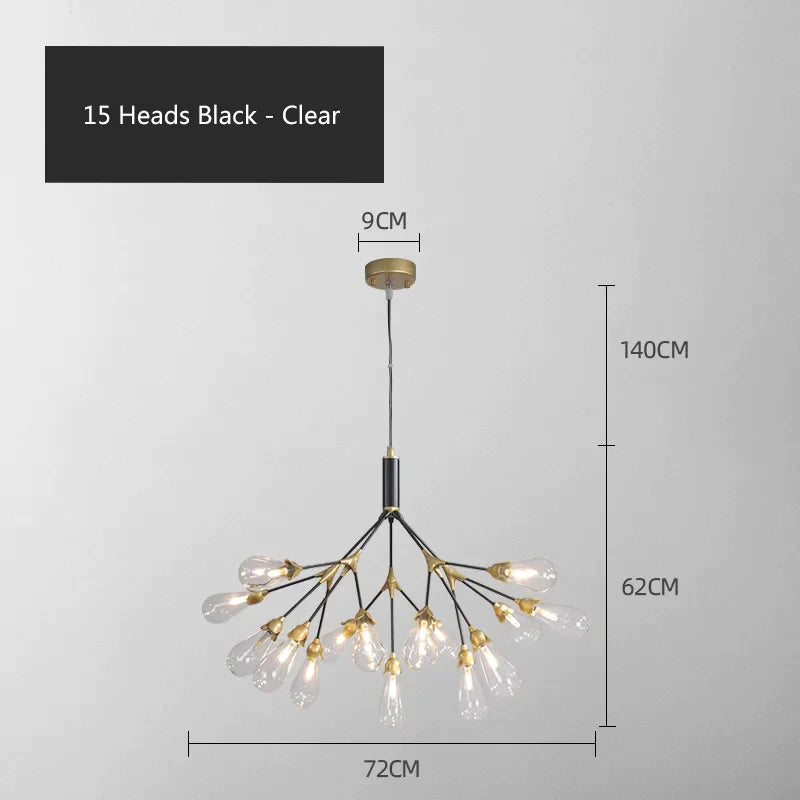 Decorbites™ Elegante Leuchtkäfer-Lüster – Luxuriöse nordische Beleuchtung für Schlafzimmer & Restaurant