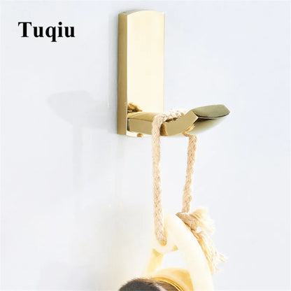 Decorbites™ Gold Messing Badezimmer-Hardware-Set: Papierhalter, Handtuchstange, Seifenkorb, Handtuchhalter