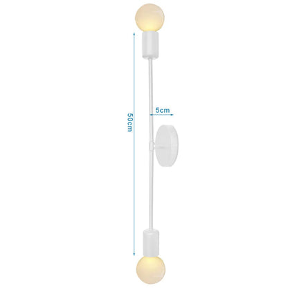 DecorBites™ LED Wood Wall Sconce Modern E27 Base Fixture for Aisle Lighting
