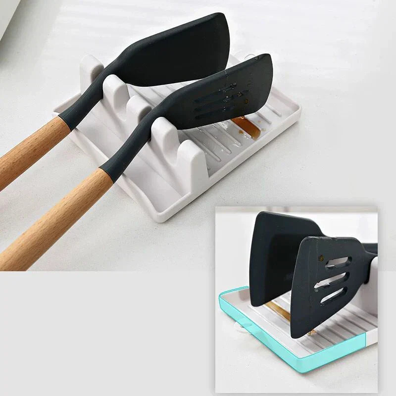 Decorbites™ Küchenutensil-Ständer Topfdeckel-Halter Spatel-Organizer Löffelauflage