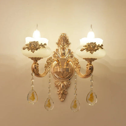 Decorbites™ Gold Crystal LED-Kronleuchter: Elegante Beleuchtung für Wohnzimmer, Hotel oder Villenhalle