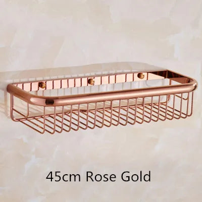 Gold Black Corner Shelf