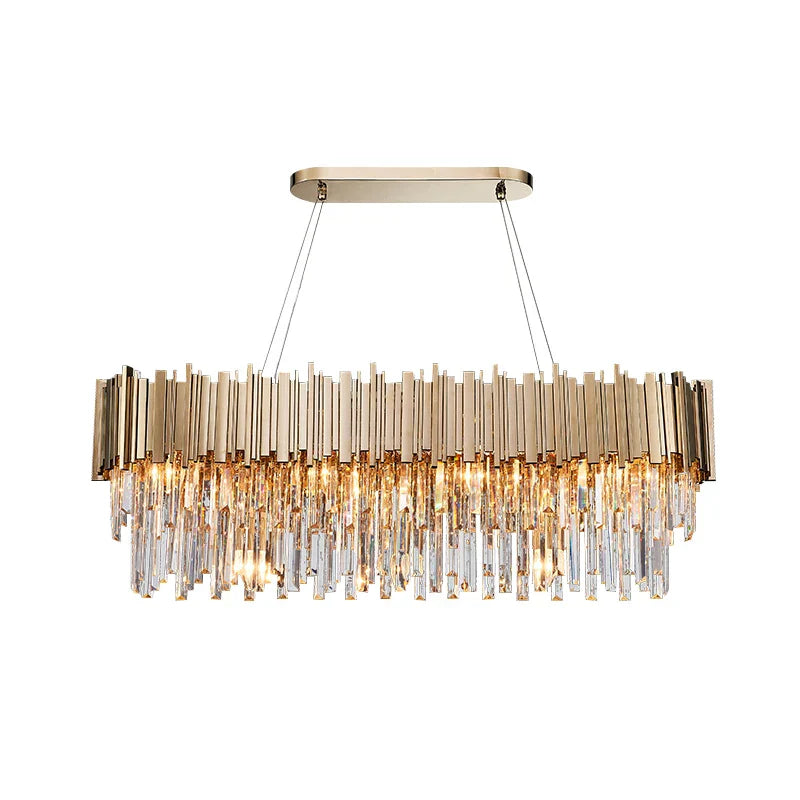 Decorbites™ Goldene Metall-LED-Hängeleuchten verstellbar für Wohnzimmer und Esszimmer runde Armatur