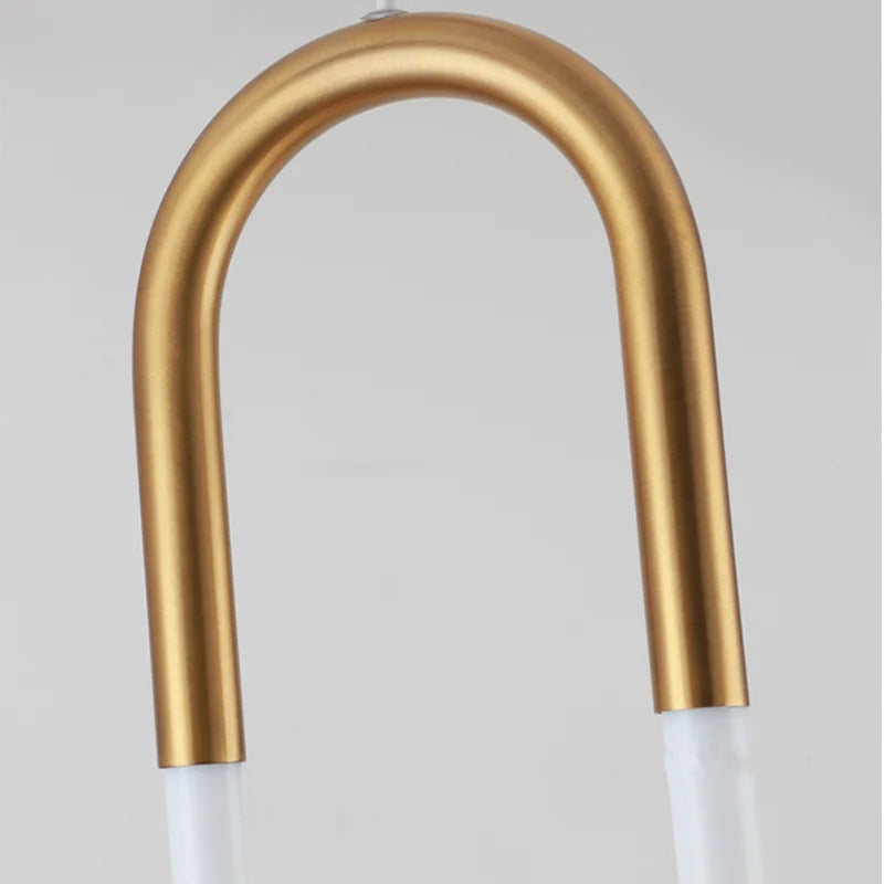 Gold Ring Pendant Light 3-Head Design