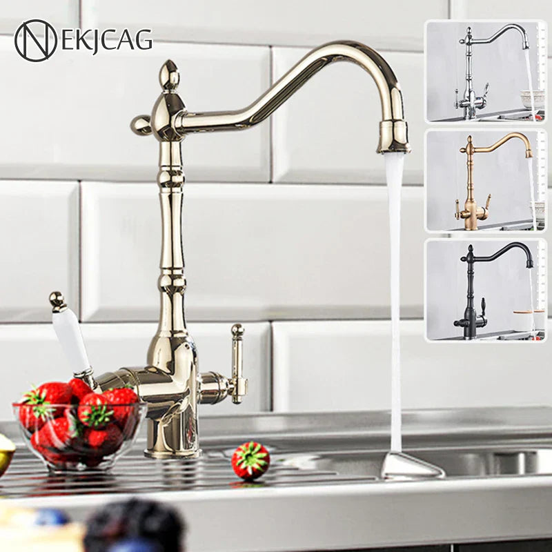 Gold Filter Kitchen Faucet