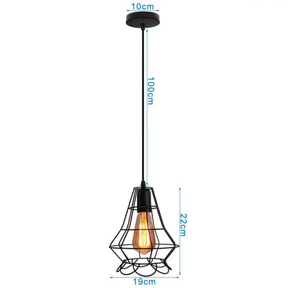 DecorBites™ Industrial LED Pendant Ceiling Light for Home Living Room Kitchen Decor