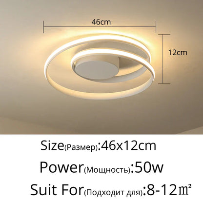 Decorbites™ LED-Kronleuchter: Moderne Oberflächenmontierte Lampen für Wohnzimmer, Schlafzimmer, Arbeitszimmer