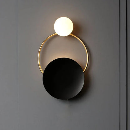 Decorbites™ Goldener Ring-Wandleuchte: Nordische Schlafzimmer-Beleuchtung für modernes Wohnzimmer-Dekor