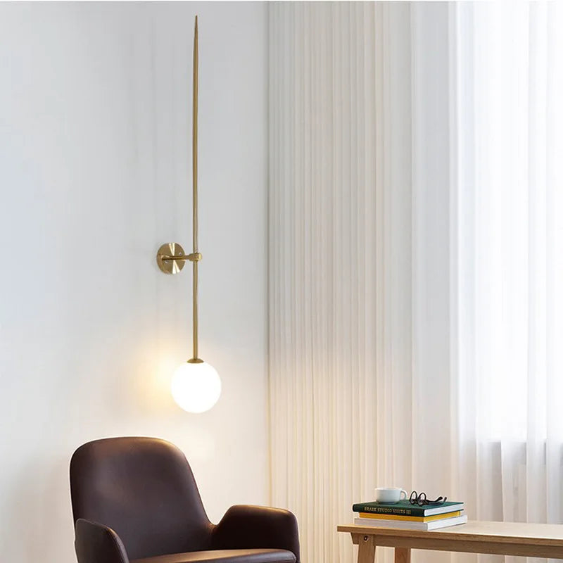 Decorbites™ Glas-Kugeln-LED-Wandleuchten Moderne Nordische Innen-Wandleuchten für Wohnzimmer Esszimmer Schlafzimmer