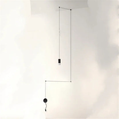Decorbites™ Industrielle Eisenkunst LED-Hängeleuchte - Schwarze Minimalistische Wandlampe