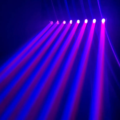 Decorbites™ LED-Bar-Strahl 8x15W RGBW Quad Moving Head Bühnenlicht für DJ DMX-Steuerung