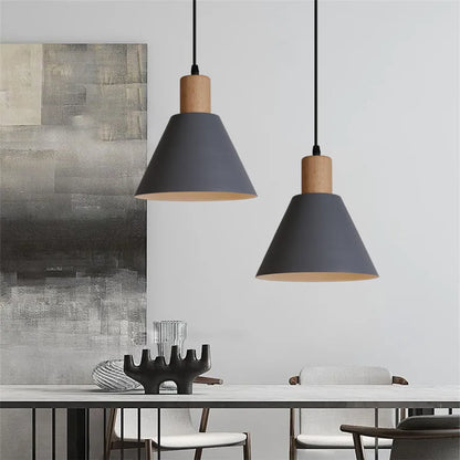 Decorbites™ Industrielles Graues Pendellicht mit LED für Wohnzimmer, Eingangsbereich – Moderne Leuchte