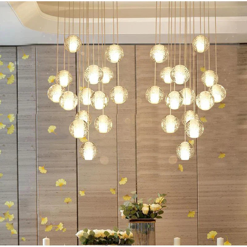 Decorbites™ Kristall-LED-Kronleuchter: Moderne Luxus-Pendantleuchten für Treppenhaus, Schlafzimmer und Wohnzimmer