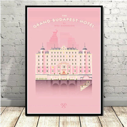 DecorBites™ Grand Budapest Hotel Minimalist Wall Poster for Stylish Home Decor