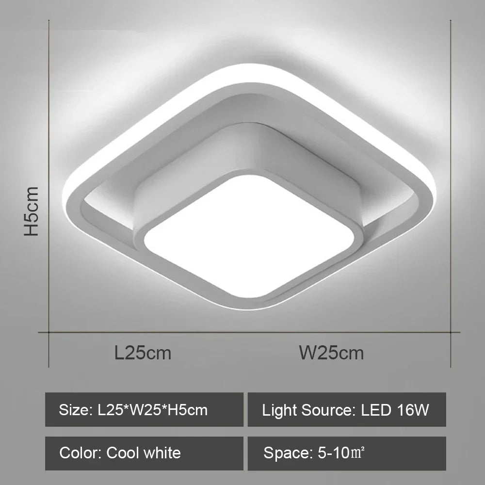 Decorbites™ LED-Deckenleuchter: Moderne Innenbeleuchtung für Zuhause, Schlafzimmer, Küche und Wohnzimmer