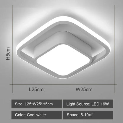 Decorbites™ LED-Deckenleuchter: Moderne Innenbeleuchtung für Zuhause, Schlafzimmer, Küche und Wohnzimmer
