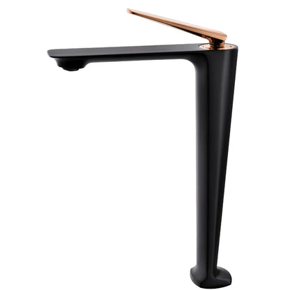Decorbites™ Gebürsteter Gold Waschbeckenarmatur - Heiß/Kalt Spülbeckenhahn - Deckenmontierter Mischbatterie