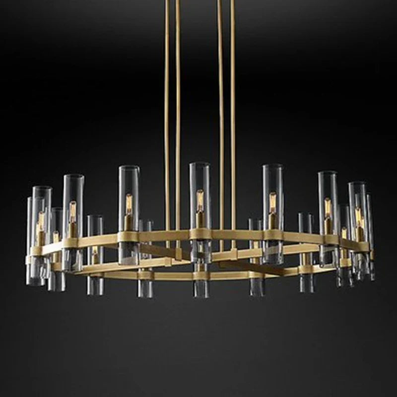 Decorbites™ Glas-Hängelampe mit E14 LED, Chrom-Finish, Retro-Design