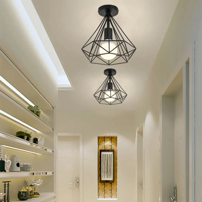 DecorBites™ Iron Ceiling Light Fixture for Modern Spaces