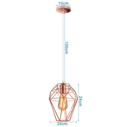 DecorBites™ Industrial Pendant Lights E27 LED Hanging Lamp Modern Loft Lighting for Home