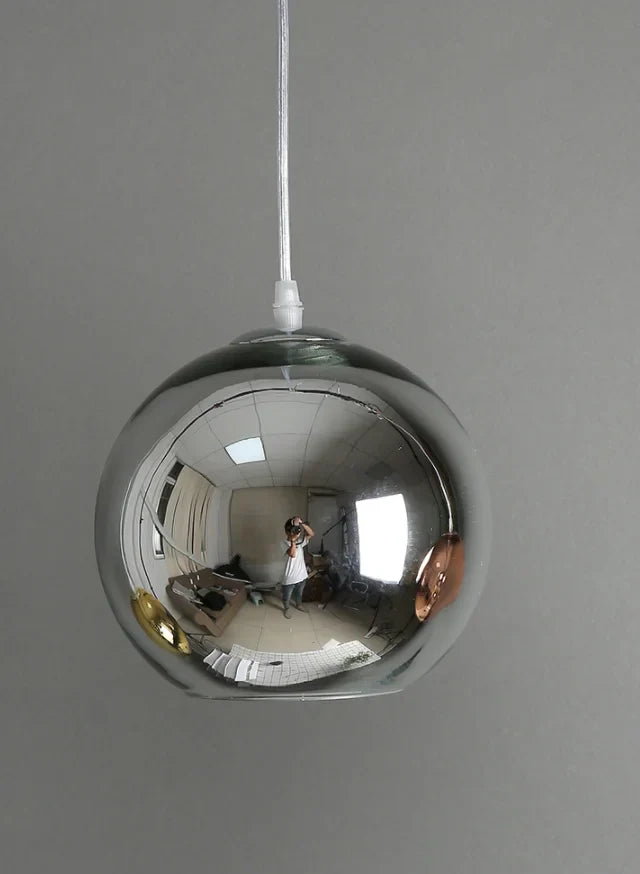Decorbites™ Goldener Ball-Glas-Hängeleuchte LED für Küche Wohnzimmer Café Hanglamp