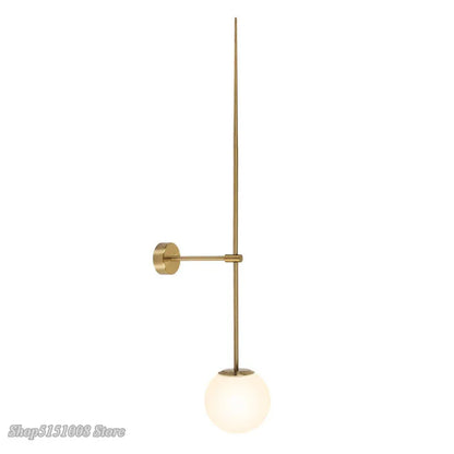 DecorBites™ Glass Ball LED Wall Lamp for Modern Minimalist Decor