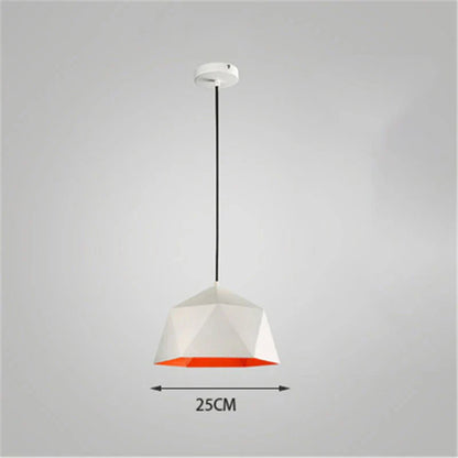 Decorbites™ Eisen-Diamant-Hängeleuchter Moderne Geometrie Pendelleuchten für Wohnzimmer & Café