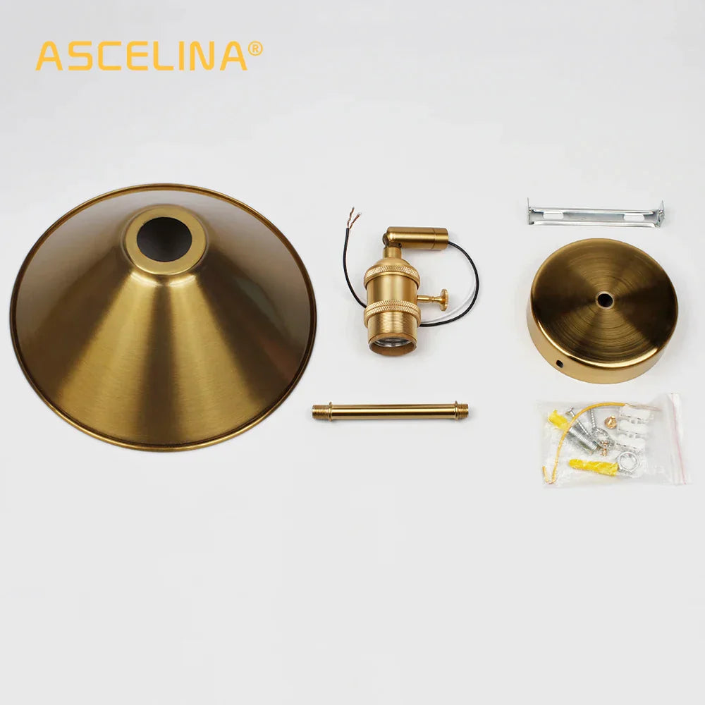 Decorbites™ Kupfer Vintage Wandlampe Schlafzimmer E27 Wandapplikation Gold Wohnzimmer Wandlicht