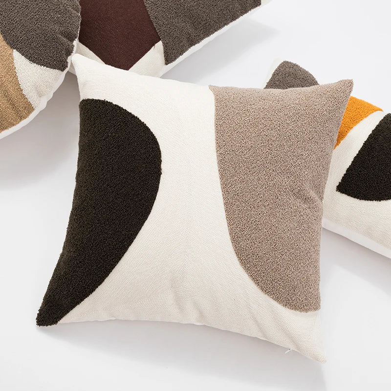DecorBites™ Abstract Handmade Knot Cotton Cushion Cover for Sofa Bed 45x45cm