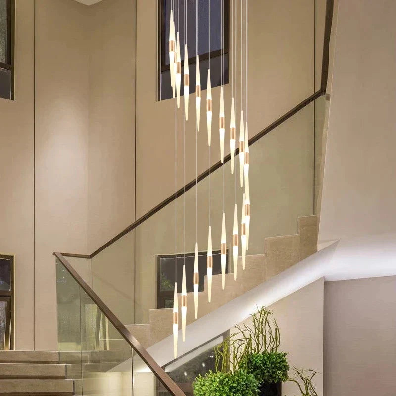 Decorbites™ LED-Kronleuchter: Atemberaubende Loft-Wohnzimmer-Schlafzimmer-Küchen-Deckenleuchte, langes hängendes Armatur