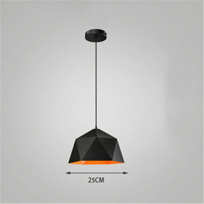 Decorbites™ Eisen-Diamant-Hängeleuchter Moderne Geometrie Pendelleuchten für Wohnzimmer & Café