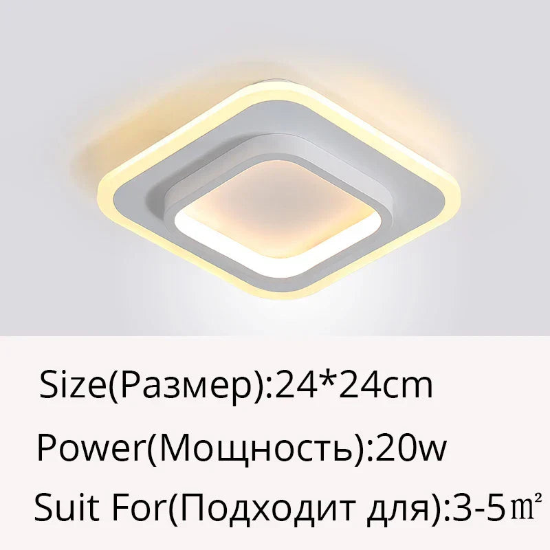 DecorBites™ LED Ceiling Light for Modern Indoor Lighting in Minimalist Style