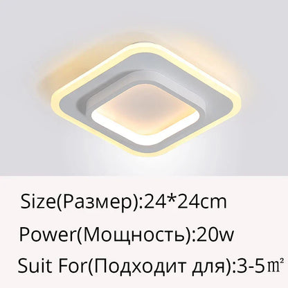 DecorBites™ LED Ceiling Light for Modern Indoor Lighting in Minimalist Style
