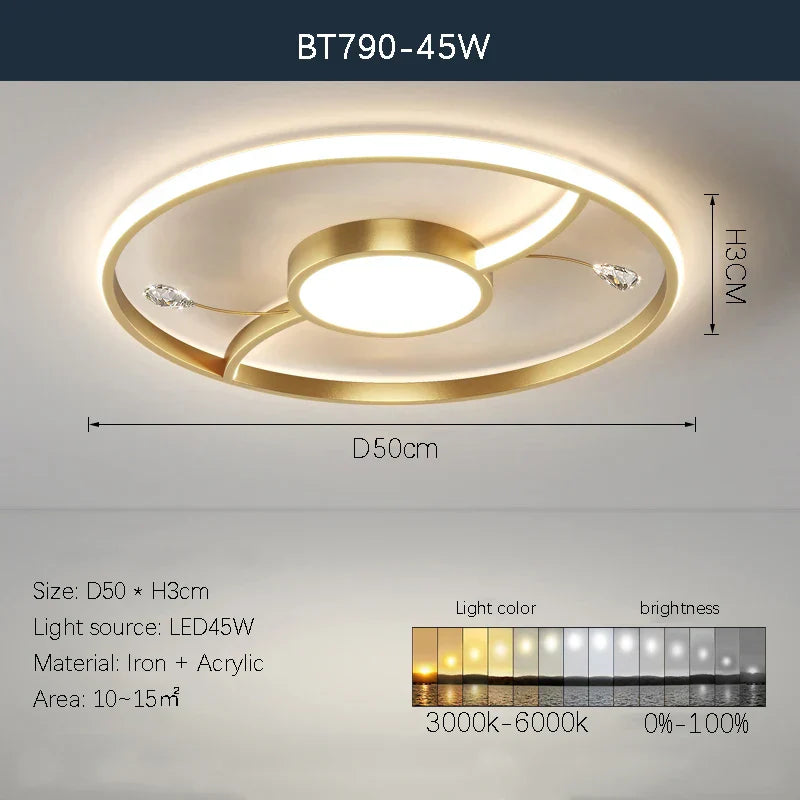 Decorbites™ LED-Kronleuchter: Moderne Innenbeleuchtung für das gesamte Haus – für Schlafzimmer, Wohnzimmer und Esszimmer