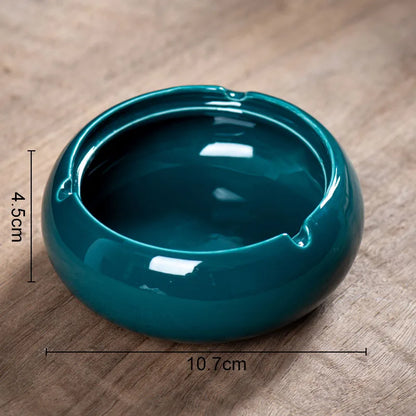 Decorbites™ glasierte Porzellan-Aschenbecher: Stilvolle Schreibtisch-Dekoration & Geschenk für den Freund