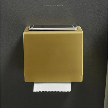 Decorbites™ Gebürstetes Gold-Aluminium-Toilettenpapierhalter