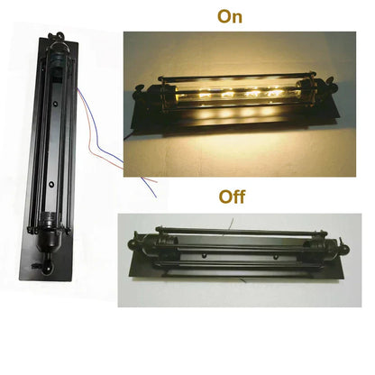 DecorBites™ Industrial Wall Lamp: Black/Silver/Copper 8W LED Bedroom Cafe Sconce
