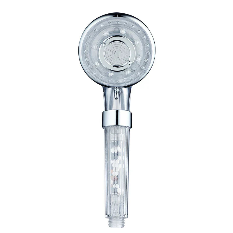 DecorBites™ 3-Function High Pressure Shower Head with Water Stop Mode and Filter Beads Pack