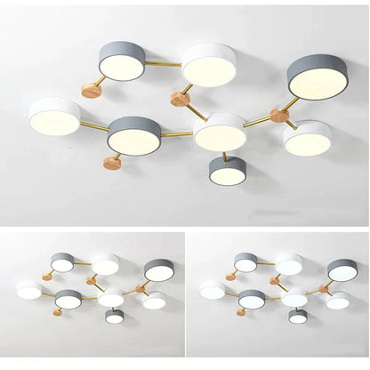 Decorbites™ LED-Holz-Deckenleuchter für Wohnzimmer, Schlafzimmer, Kinderzimmer-Dekoration