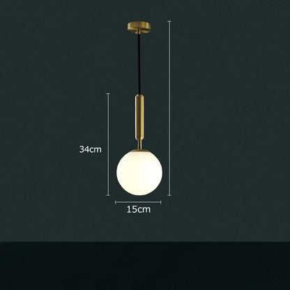 Decorbites™ Glasplanet-Hängeleuchte: Moderne LED nordische Hängelampe für Wohnzimmer Schlafzimmer Susp...